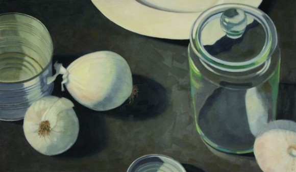 Eileen Eder's 'White Onions'  is in the 'Standing Still' exhibition.