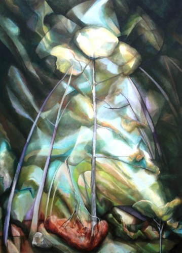 Broken Branch III is one of Forrest Bailey's works featured in the new exhibition at the diane birdsall gallery.