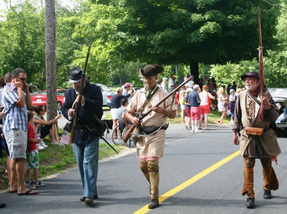 Musketeers led the parade.