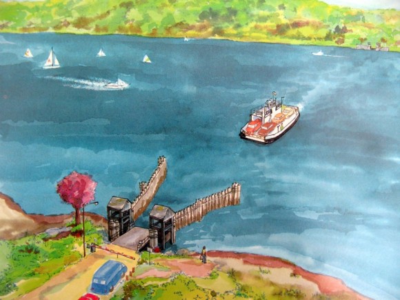 An illustration from "Ferryboat."
