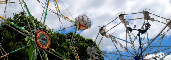 Rides are always a major attraction at the Fair.