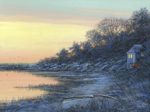 'Winter Dusk' by Del Bourre-Bach