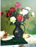 A piece from the Shriver's extensive collection of Ukrainian art.
