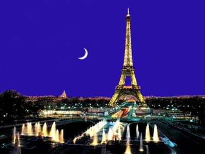 Paris by night ... lands in Old Lyme this evening!