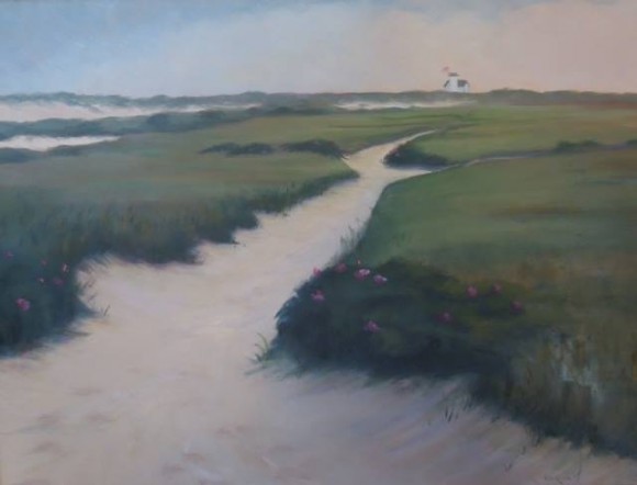 Martha Burian, whose painting is shown above, is featured this year's LOLJWC Artshow for the 15th year.