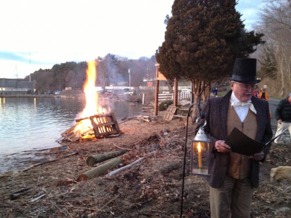 Mark Lander continues his reading.
