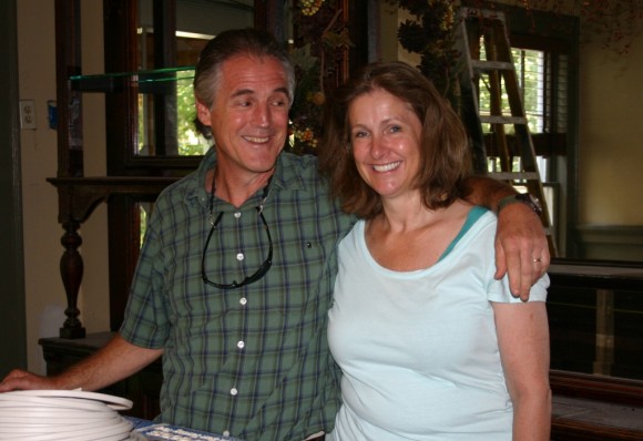 Ken and Chris Kitchings are ready to welcome guests to the Inn's celebratory weekend.