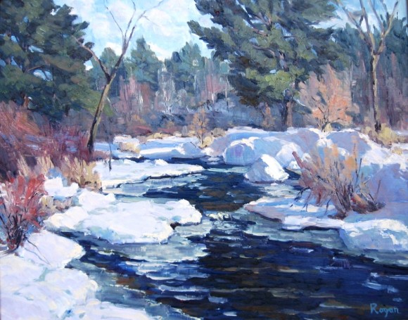 Winter Harmony by Michael Rogan is one of the signature pieces of the 'Wonders of Winter' exhibition opening Friday at the LAA.