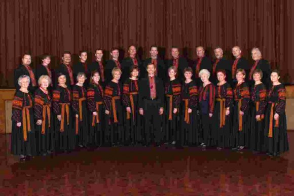 The Yevshan singers who will perform at Saint Ann's Church on Sunday.