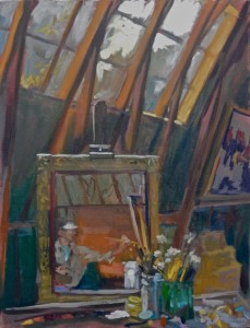 'Working in the Studio' by Bill Hanson.