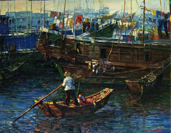 'Fishing boat' by Chris Zhang