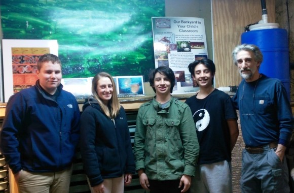 Gathered for a photo are, from left to right, Tyler Clinton, Ashley Bright, Gray Tripp, Morey Tripp, and Jim Tripp.