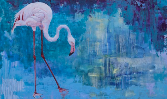 The signature work by Brian Keith Stephens for his 'Imagery and Dreams' exhibition on view at The Cooley Gallery.