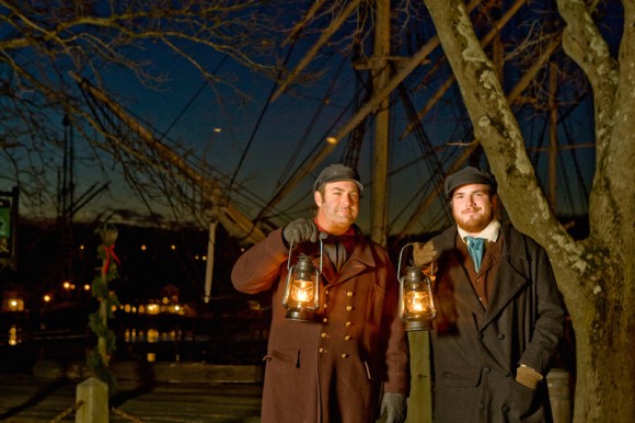 Lantern Light Tours at Mystic Seaport. Photo courtesy of Mystic Seaport.