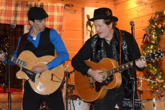 Ramblin' Dan Stevens (right) of Old Lyme performs with Clayton Allen this Saturday before leaving to Compete in the International Blues Challenge in Memphis, Tenn.