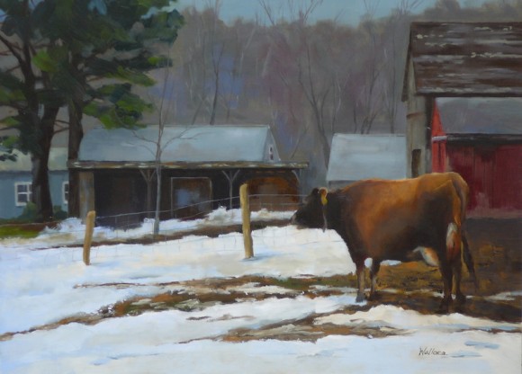 'Beaverbrook Farm in Winter' by Joan Wallace is found in the 'Wonders of Winter' exhibition.
