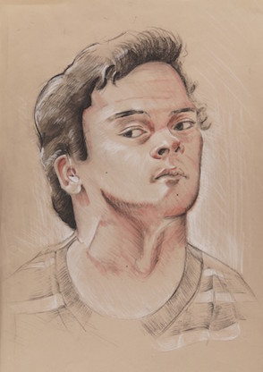 'Future Choices' First Prize winning self-portrait by Ion Gordon.