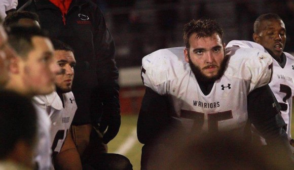 Jack Giaconia, who signed a Letter of Intent to play football with UConn last week.