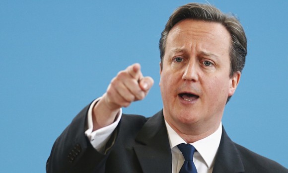 British Prime Minister David Cameron