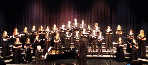 The Lyme-Old Lyme High School Concert Chorus will perform a free concert featuring Rutter's 'Requiem' tonight.