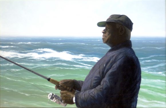 Del-Bourree Bach's 'The Good Life' is one of the signature paintings of the exhibition opening at the LAA tonight.