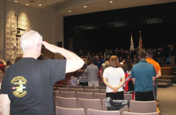 Salute_while_Select_Singers_sing