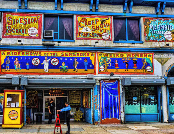'The Side Show' by Howard Margules is a featured photo in the juried CVCC show at the Chester synagogue.