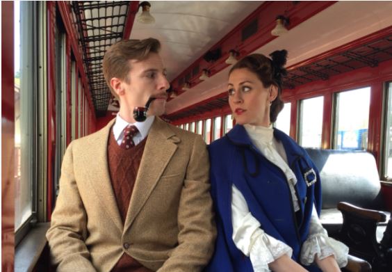 Dan Fenaughty and Larissa Klinger. Photo by Ivoryton Playhouse