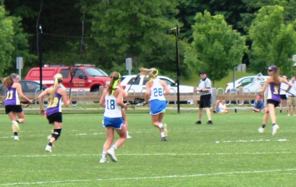 Old Lyme on their way to victory against Ellington High School Thursday.