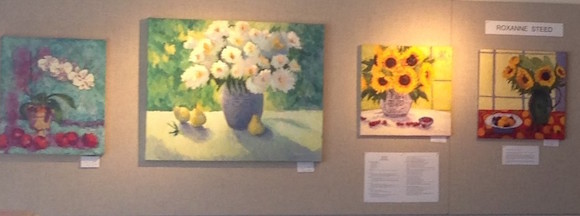 Works by Roxanne Steed are in the same exhibition.