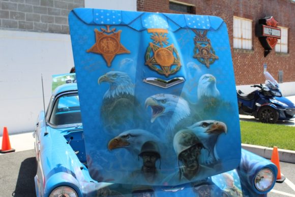 The amazing artwork on the 1965 Ford Thunderbird