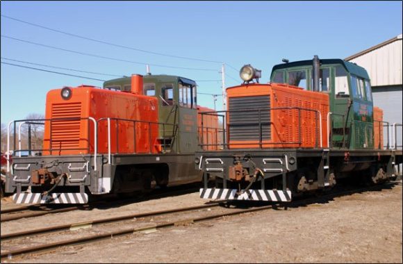 Either of these Valley Railroad diesel locomotives pictured above, “0900” or “0901”, is used to power the Essex Clipper Dinner Train. 