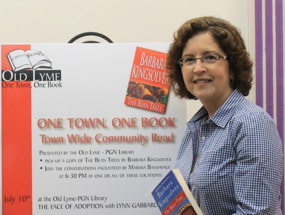 Old Lyme PGN Library Director Mary Fiorelli, who retires today.