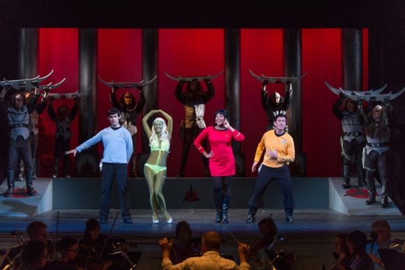 Director Simon Holt says, "'The Abduction from the Seraglio' is a perfect opera to celebrate Star Trek’s 50th anniversary!” 