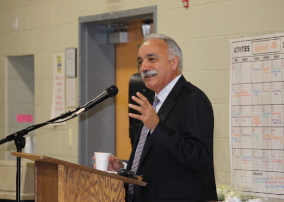 Dr. Manuel Rivera, Superintendent of New London Schools, was the keynote speaker at the Annual Meeting.